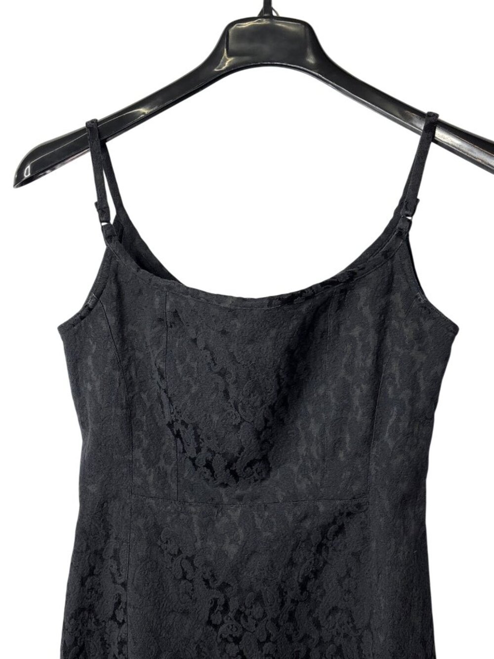 Express Mini Sheath Dress 7/8 Paisley Print Spaghetti Straps Vintage 90s Y2K - Picture 2 of 7